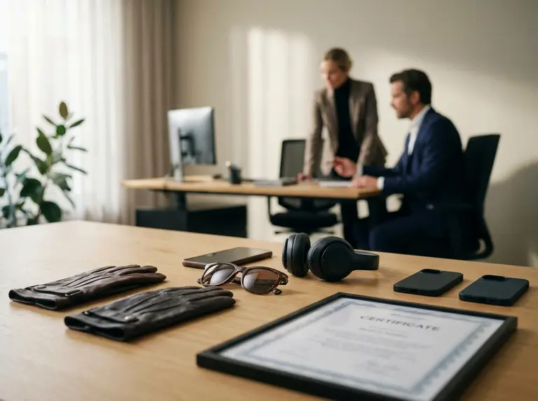 Сертификат на аксессуары